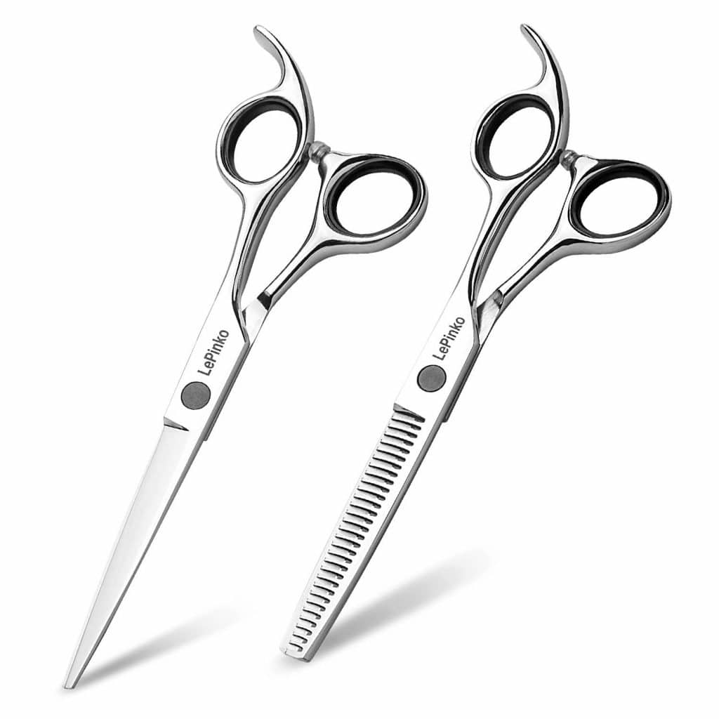 3. LePinko 6.5 Inches Barber Shear Scissor Kit With PU Case 1 1024x1024 