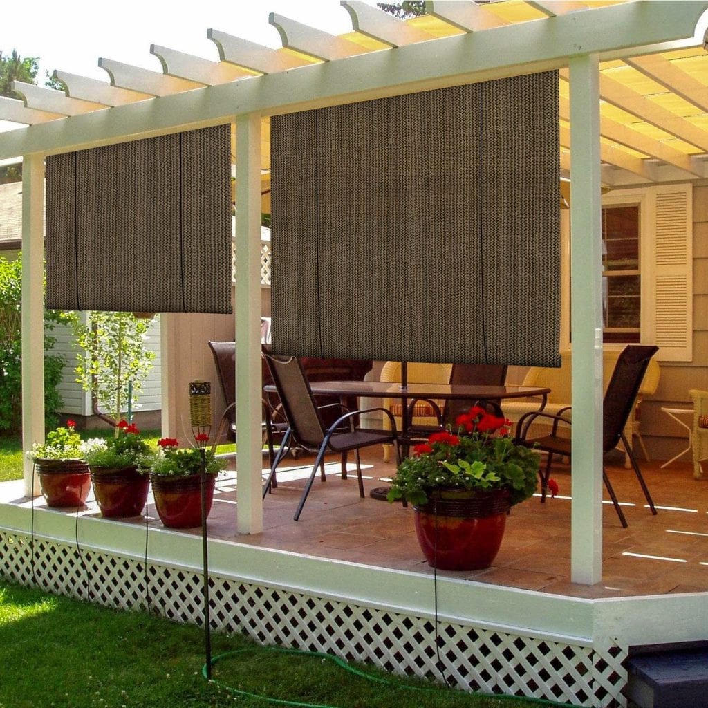 10. TANG Sunshades Depot Exterior Roller Shade For Deck Porch Pergola Balcony Backyard Patio Or Other Outdoor Spaces Blinds Light Filtering Block 90 UV Rays Brown 6 X 6 72 X 72 1024x1024 