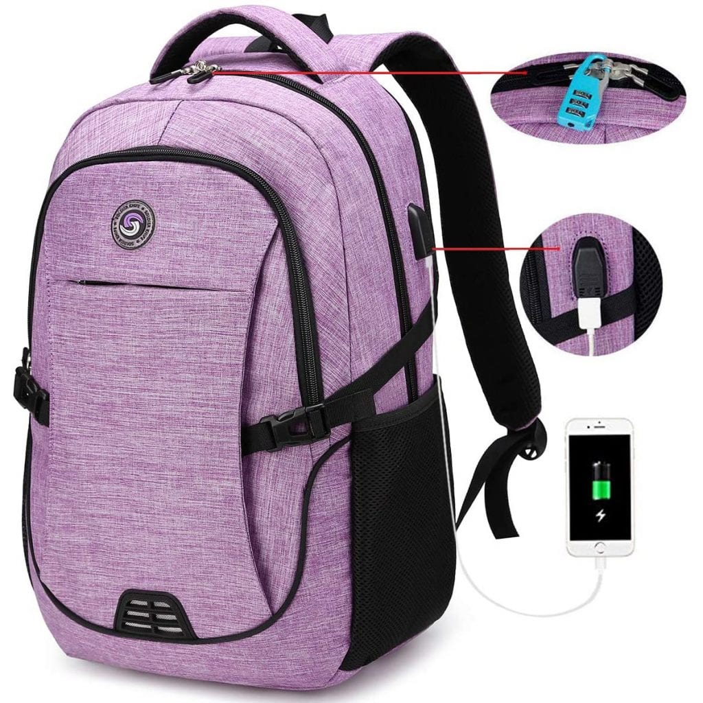 7.SOLDIERKNIFE Durable Waterproof Anti Theft Laptop Backpack Travel Backpacks Bookbag With Usb Charging Port 1024x1024 