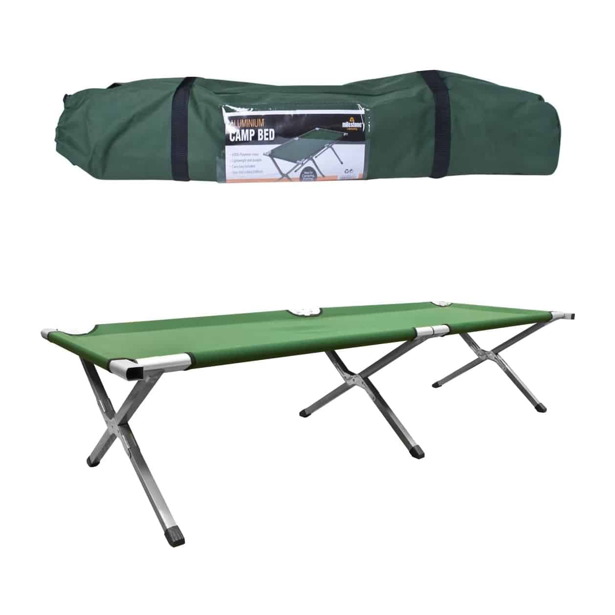 4. Milestone Folding Camping Bed 